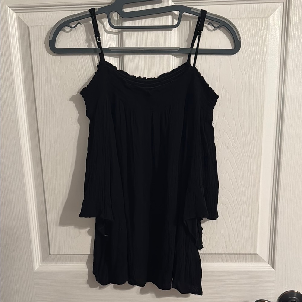 Black Off-Shoulder Top